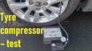 Tyre compressor  test [upl. by Rheba]