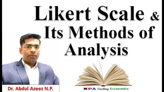 Likert Scale and Its Methods of Analysis2 Dr Abdul Azeez NP NPA Teaching [upl. by Einiar495]