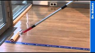 Floor coating and sealing of resilient floors with PU Sealer [upl. by Laszlo]