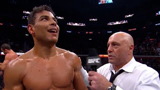 Paulo Costa Octagon Interview  UFC 278 [upl. by Ttegdirb]