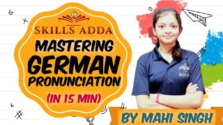 Rules of German Pronunciation by Mahi Singh American Institute Varanasi [upl. by Gonagle]