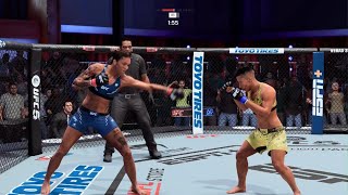 Germaine De Randmaine Vs Josiane Nunes  UFC Vegas 1 [upl. by Ahsimaj840]