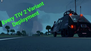 Every TIV 2 Variant DeployUndeploy  ROBLOX  Twisted [upl. by Malony]