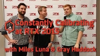 RTX 2015 Interview w Miles Luna and Gray Haddock RvB Talk [upl. by Ppilihp]