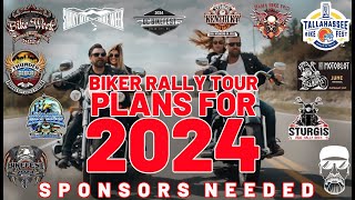 Biker Rally Planning 2024 amp a call for Sponsorship amp Channel Support [upl. by Duester]