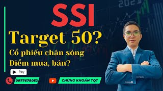 Chứng khoán hằng ngày Phân tích xu hướng điểm mua cổ phiếu SSI Target 50 SSI [upl. by Miran]