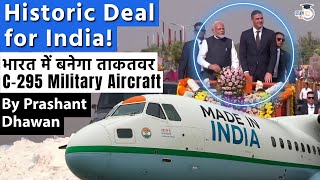 Now India will Produce Powerful C295 Aircraft  PM Modi Inaugurates Historic Plant [upl. by Kissee960]