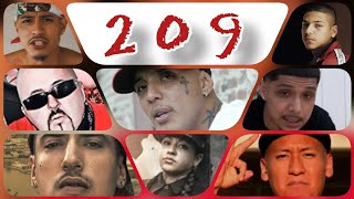 Top 30 Current Norteño Rappers From The 209 2020 [upl. by Laehctim]