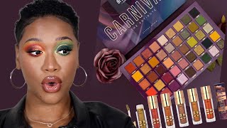 TESTING BPERFECT X STACEY MARIE CARNIVAL 4 PALETTE 2 LOOKS [upl. by Danyette401]