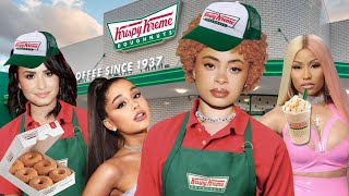 Celebrities at Krispy Kreme [upl. by Liatnahs]