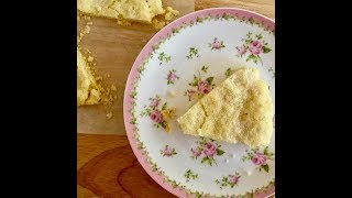 One Handed Baker  Easy Butter Shortbread [upl. by Mathe683]