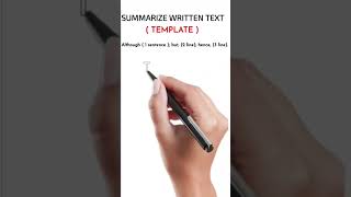 PTE SUMMARIZE WRITTEN TEXT TEMPLATE WITH TIPS AND TRICKS [upl. by Audra]