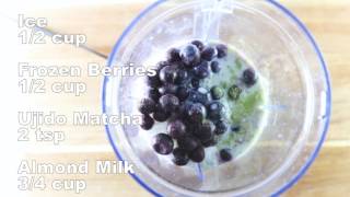 Berry Matcha Smoothie Bowl [upl. by Honig]