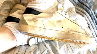 Shoeplay with WellWorn Golden Goose Superstar Sneakers [upl. by Lemraj]