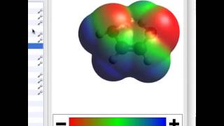 Electrostatic potential maps in Avogadro and Jmol [upl. by Fadas]