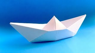 How To Make a Paper Boat That Floats  Origami Boat [upl. by Bowles867]