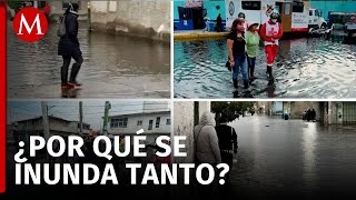 ¿Cuál es la explicación de las constantes inundaciones en Chalco [upl. by Einnalem]