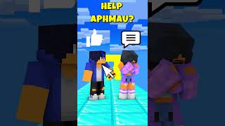 Wow Aphmau Really Did it  Ein Or Aaron minecraftshorts aphmau [upl. by Enirroc]