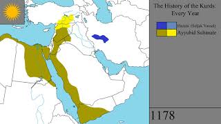 The History of the Kurds Every Year [upl. by Davide]