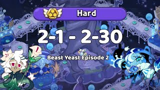 Beast Yeast Hard Mode 21 to 230 Guide  Cookie Run Kingdom [upl. by Wordoow]