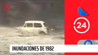 Inundaciones de 1982  24 Horas TVN Chile [upl. by Reyem]