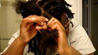 TwoStrand Twist Tutorial Pt 3 How to do dry twostrand twists [upl. by Sesiom]