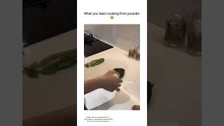 When you learn cooking from youtube 🤣 explore meme [upl. by Liss]