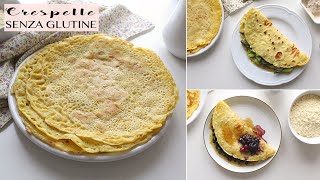 CRESPELLE DI CECI » LOW CARB SENZA GLUTINE VEGAN PROTEICHE [upl. by Chae]