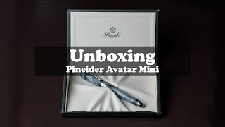 Unboxing  Pineider Avatar Mini Fountain Pen with converter [upl. by Pettifer]