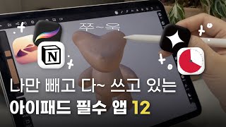 아이패드 본전뽑는 필수앱 12개ㅣ디자이너 필수 어플ㅣ2023년 아이패드 앱 추천 [upl. by Attelra]