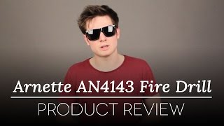 Arnette Sunglasses Review  Arnette AN4143 4187 B Fire Drill Sunglasses Review [upl. by Enerual911]