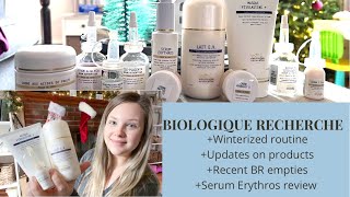 BIOLOGIQUE RECHERCHE  reactiverosacea  combination  acne prone skin  updates and empties [upl. by Cressler]