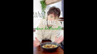 Potage choux de Bruxelles et pommes de terre [upl. by Barncard]