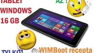 Windows 10 WIMBoot dla tabletów lark ultimate 7i 8i 10i WIN gotowiec ze sterownikami [upl. by Shadow]