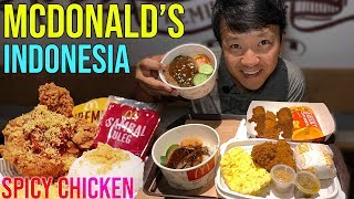 Dinner at McDonald’s Indonesia amp Truffle SOUP DUMPLINGS [upl. by Suckram883]