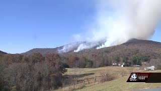 Latest updates from Henderson County NC Forest Service on Poplar Drive brush fire  11 pm hi [upl. by Notnirb56]