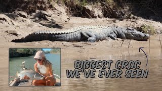 MONSTER CROC amp Barra Action on the Daly River NT  LAPPING AUSTRALIA EP 12 [upl. by Atinrahs903]