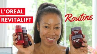 LOreal Revitalift Skincare Routine  Time With Natalie [upl. by Affay]