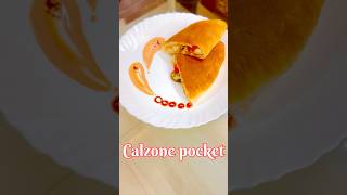 Calzone pocket CalzoneThis it at home 😋😋 [upl. by Ymma]