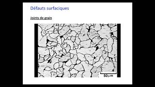 Présentation des défauts cristallins [upl. by Wightman]