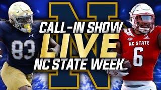 Notre Dame NC State  Duke v Clemson Impact On Irish🚨LIVE [upl. by Lewellen48]