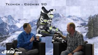 2014 Tecnica Cochise 90 Mens Ski Boot Overview by SKISCOM [upl. by Landmeier]