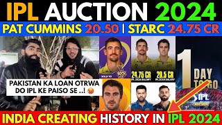 IPL Auction 2024  Starc 81CR amp Pat Cummins 68CR 🥵  IPL To Sab Leagues Ka Baap Nikla [upl. by Ettenej]