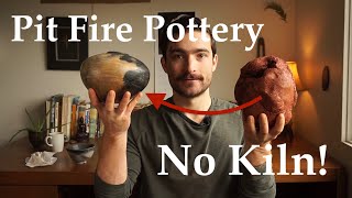 Pit Fire Pottery In Your Backyard  NO Kiln [upl. by Darbee]