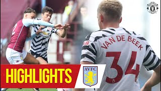 Highlights  Aston Villa v Manchester United  PreSeason 202021 [upl. by Rexer157]