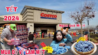 NGƯỜI VIỆT Ở MỸ ĐI COSTCO WHOLESALE MUA ĐỒ VỀ LÀM MỨT TẾT 2024 NGON RẺ TỐT CHO SỨC KHỎE [upl. by Wilhide]