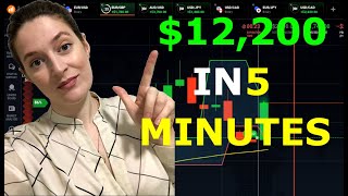 12200 in 5 Minutes  Excellent IQ Option Strategy [upl. by Minor]