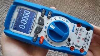 PeakTech P 3440 Graphical TrueRMS Multimeter with Data Logger  review and quick test [upl. by Aztin]