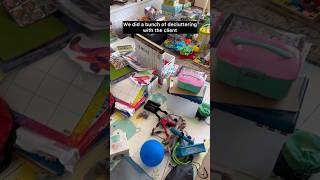 PLAYROOM MASSIVE DECLUTTER 😱 playroom declutter organization kidsroom organize [upl. by Gibeon]