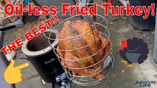 THE BEST FRIED TURKEY OILLESS Big Easy Oil less Turkey Fryer HOW TO charbroil turkey oilless [upl. by Portingale]